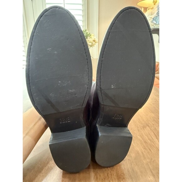 Frye Women’s Win Harness Zip Ankle Boots Burgundy Leather Size 9B Made in Mexico - Picture 9 of 12